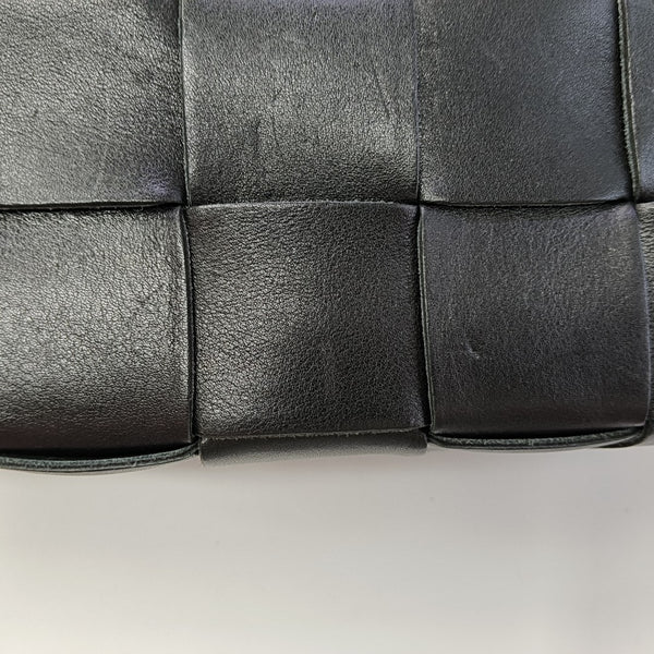 Brick Cassette Small Calfskin Black