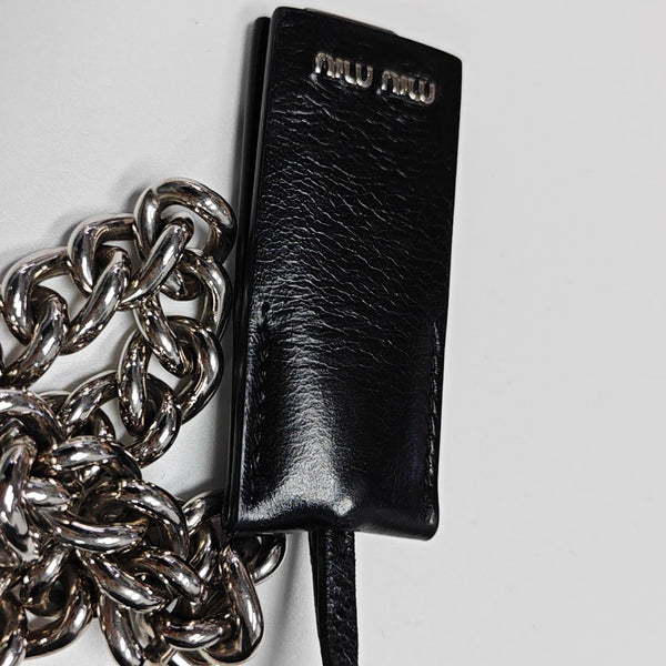 Calfskin Shoulder Bag Black