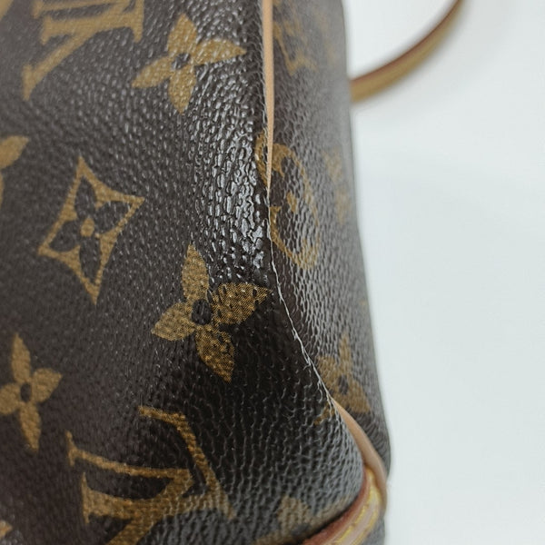 NÉONOÉ Nano Monogram Coated Canvas Brown