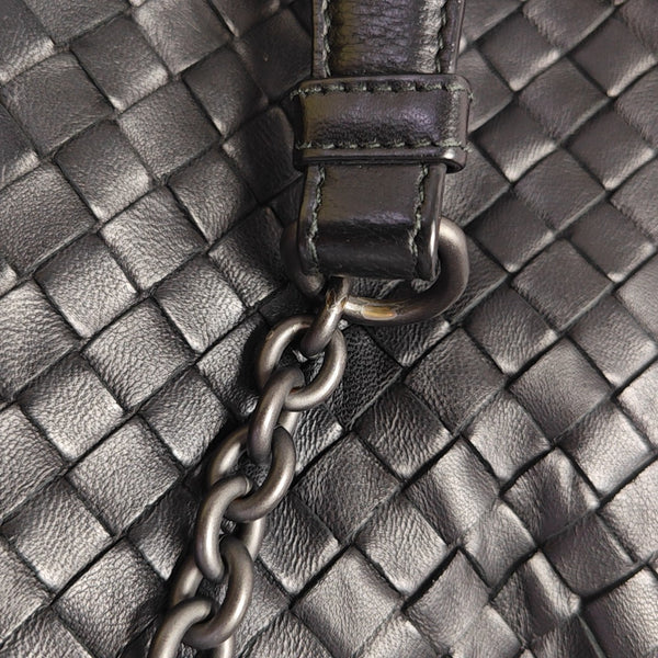 Lambskin Shoulder Bag Black