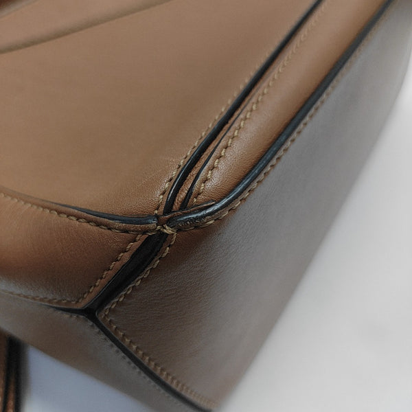 Puzzle Small Calfskin Brown