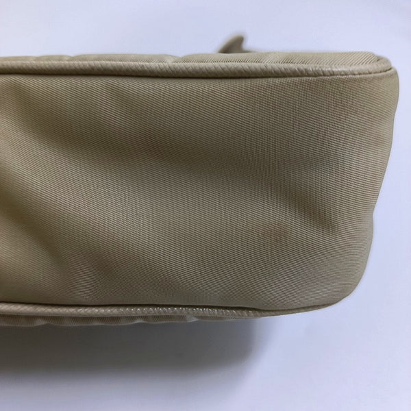 Authenticated pre-owned Re-Edition2005 Nylon Beige - Crossbody Bag at Looply