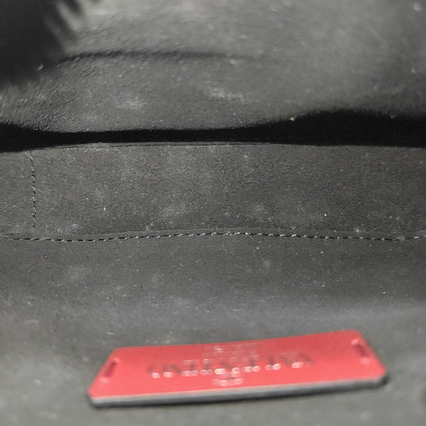 Vltn Small Calfskin Black