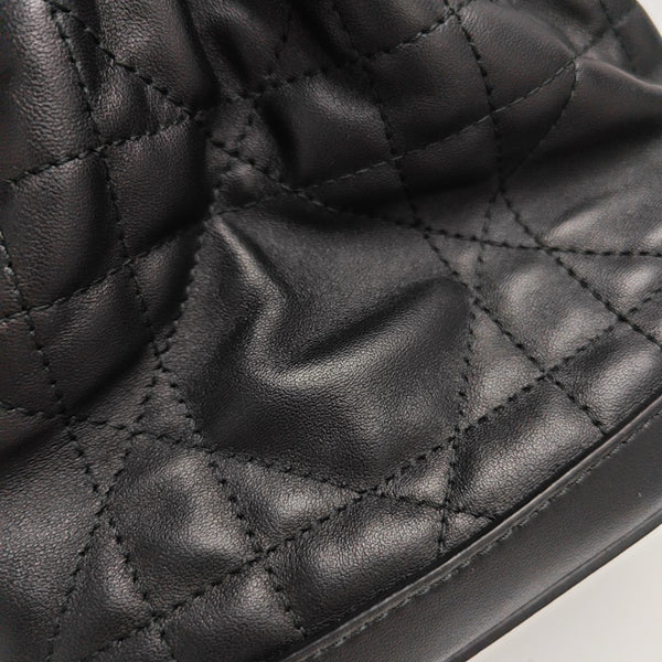 Jolie Small Cannage Lambskin Black