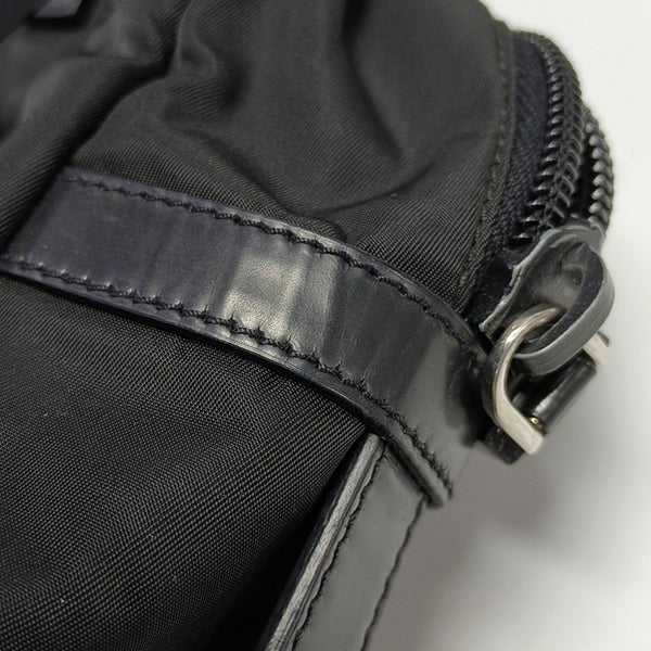 Nylon Shoulder Bag Black