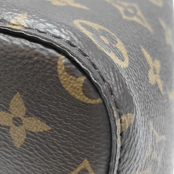 NÉONOÉ MM Monogram Coated Canvas Brown