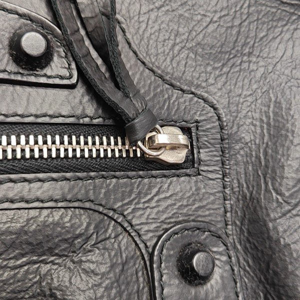 Calfskin Shoulder Bag Black