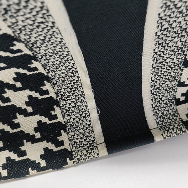 Bolso Tote Mediano de Tela Negro