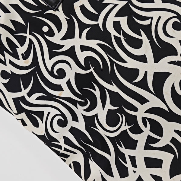 Fabric Shoulder Bag Black