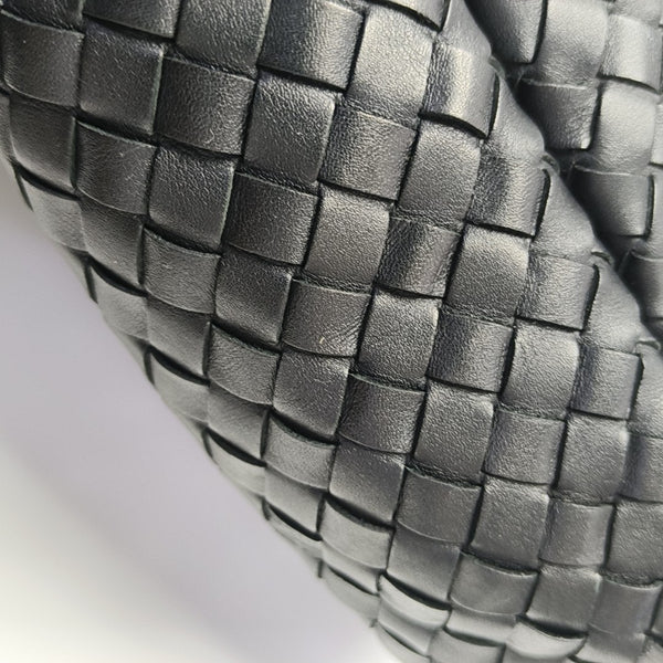 Calfskin Top Handle Bag Black
