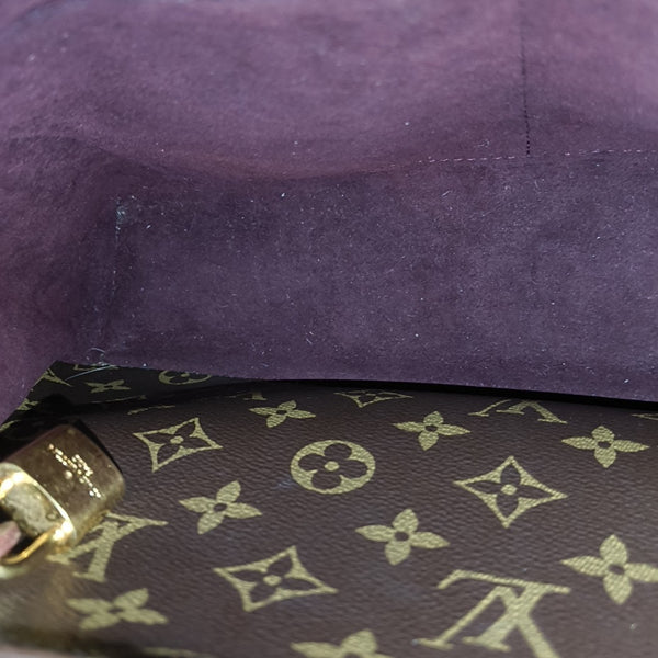 MONTAIGNE Monogram Coated Canvas Brown