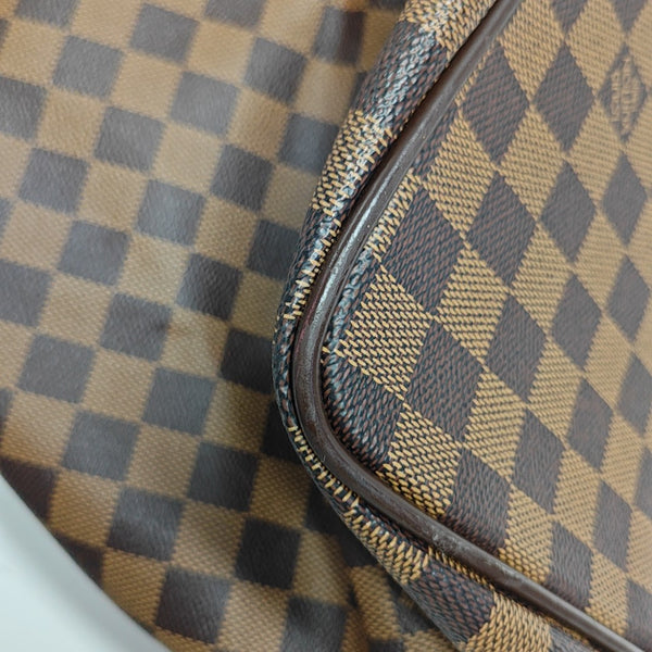EOLE 55 Damier Ebene Coated Canvas Brown