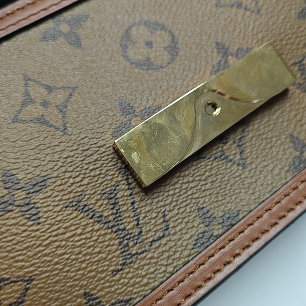DAUPHINE WOC Monogram Coated Canvas Brown