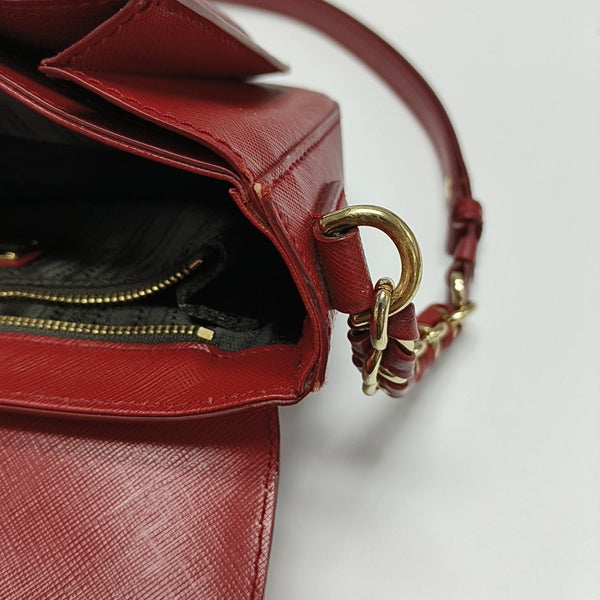Gancini Calfskin Red