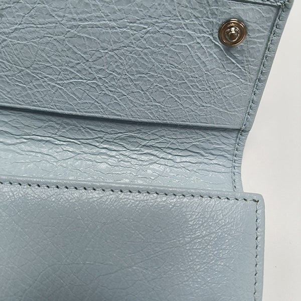 Classic City Lambskin Blue Key Pouch