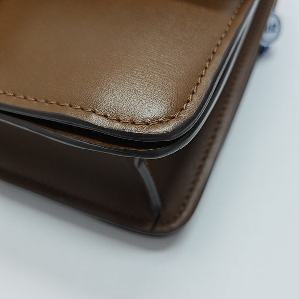 CLASSIC BOX Mini Calfskin Brown