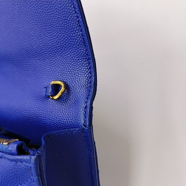 MONOGRAM WOC Chevron Calfskin Blue