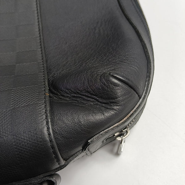 CALYPSO Damier Graphite Calfskin Black