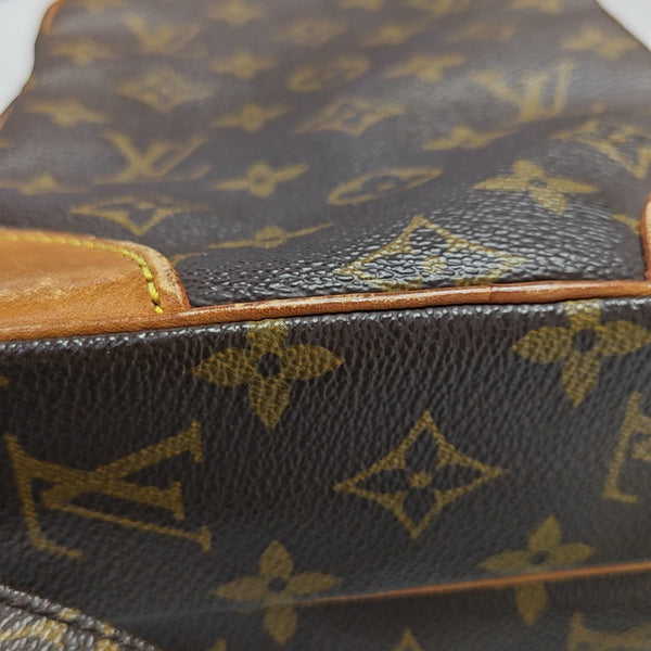 AMAZON Monogram Coated Canvas Brown