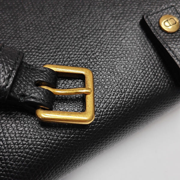 Saddle Mini Calfskin Black