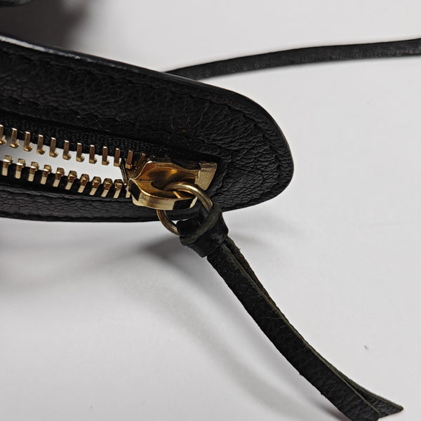 Classic Metallic Edge City Mini Lambskin Black