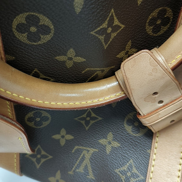 SAC SOUPLE 55 Monogram Coated Canvas Brown