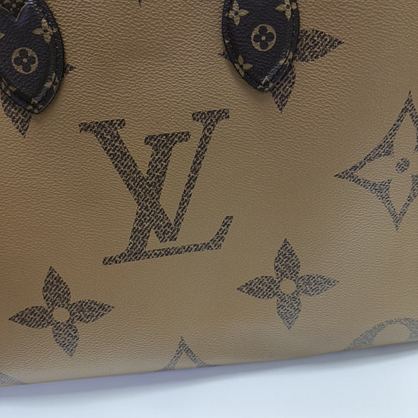 ONTHEGO MM Monogram Coated Canvas Brown