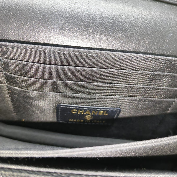 WOC Quilted Calfskin Black
