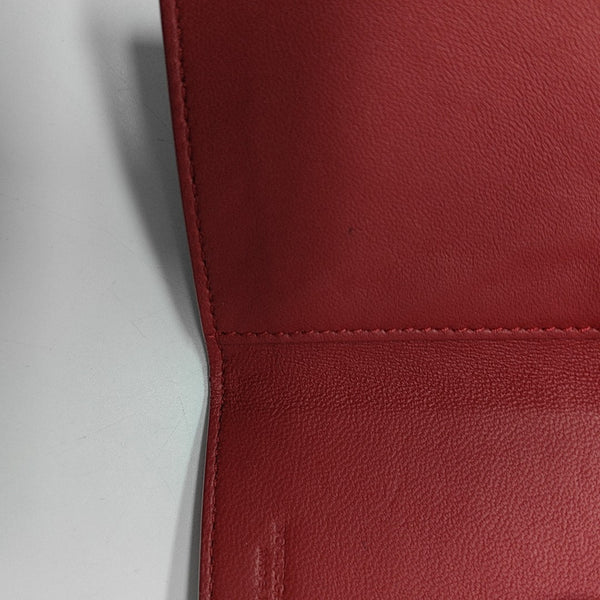 Calfskin Key Pouch Red