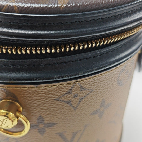 CANNES PM Monogram Coated Canvas Brown