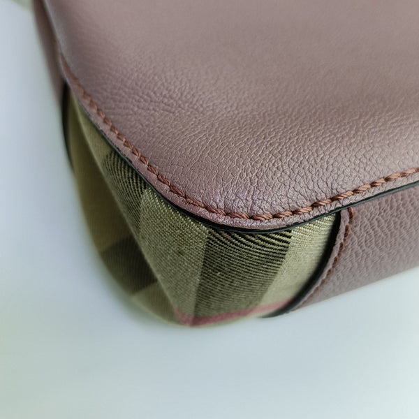 Calfskin Shoulder Bag Pink