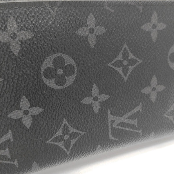 CLÉMENCE Monogram Coated Canvas Gray Wallet