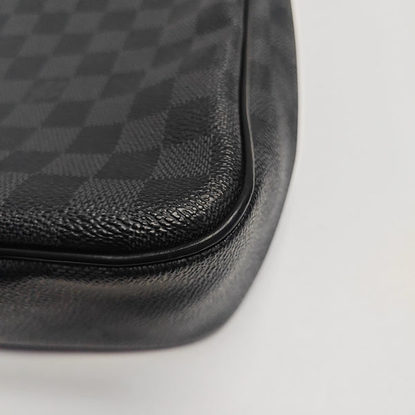 DANIEL Damier Graphite Coated Canvas Gray
