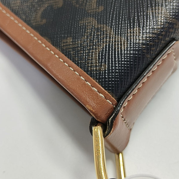 TRIOMPHE CANVAS Small Coated Canvas Brown