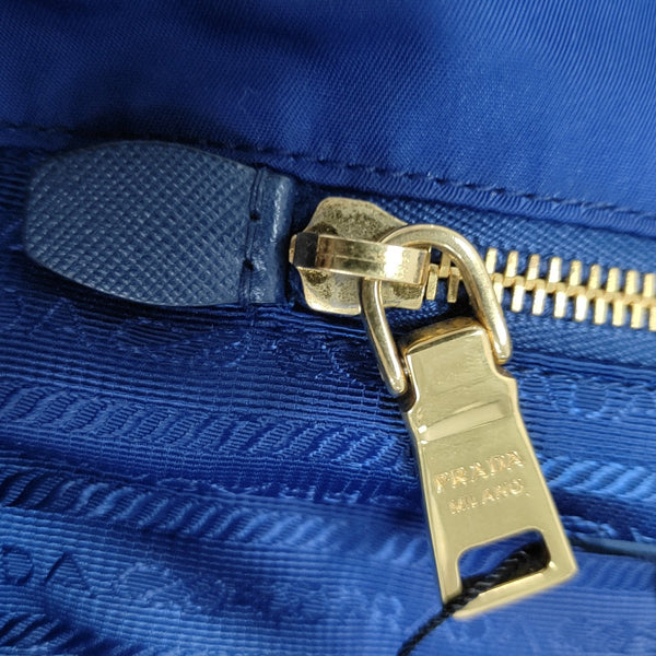 Nylon Tote Bag Blue