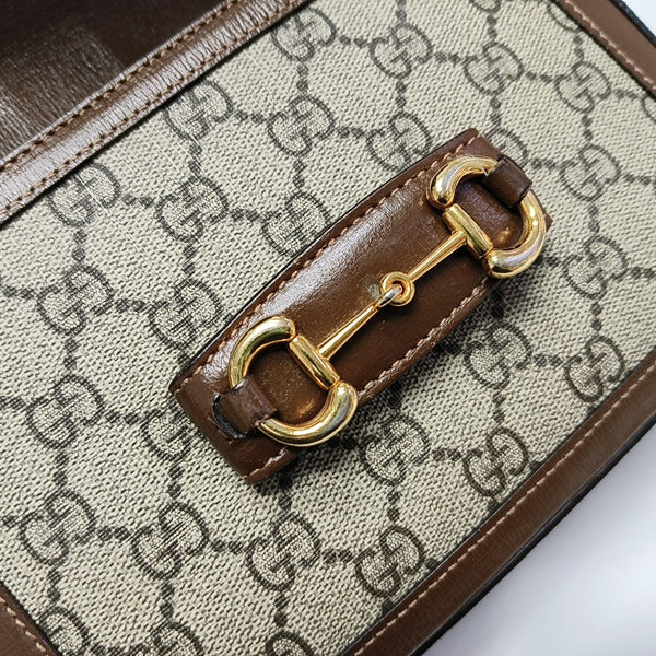 Horsebit 1955 Mini Coated Canvas Beige