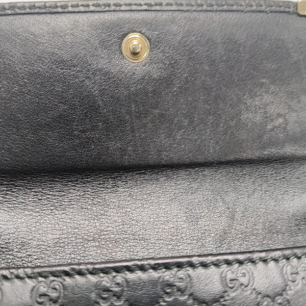 Microguccissima Monogram Calfskin Black