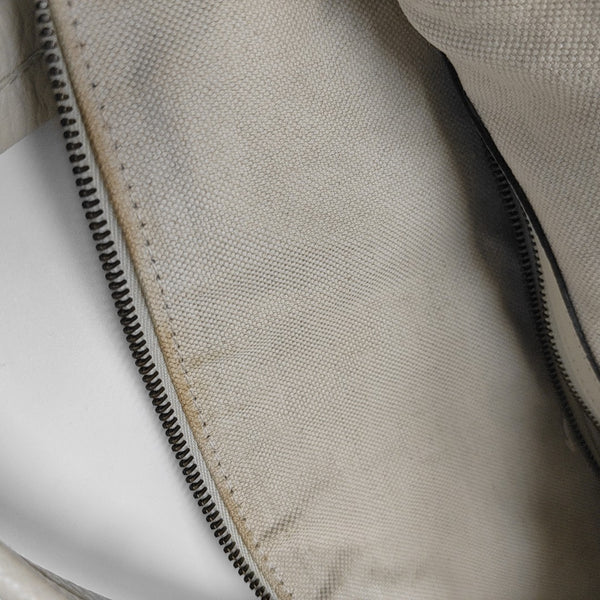 Calfskin Shoulder Bag White
