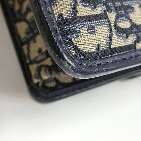 30 Montaigne Oblique Canvas Blue