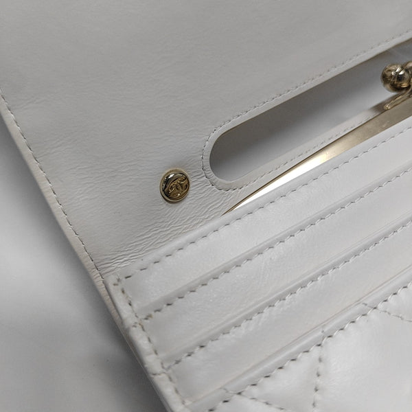 Quilted Calfskin White