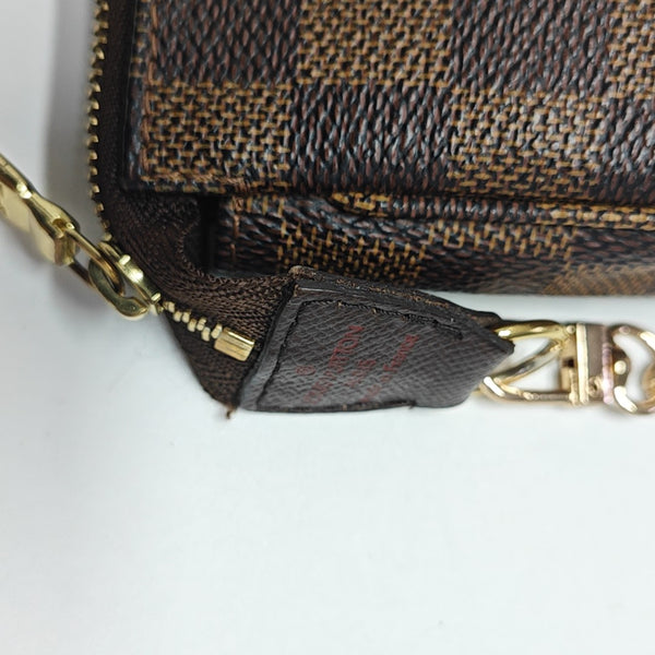 ACCESSOIRES Damier Ebene Coated Canvas Brown