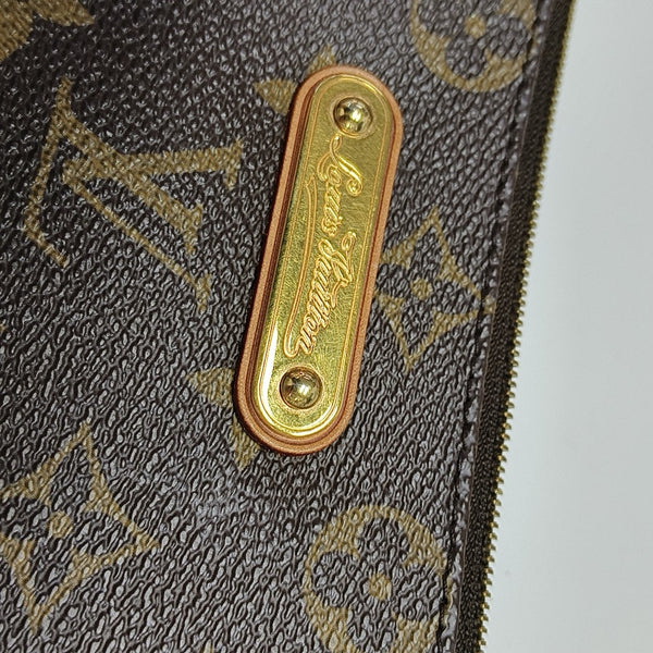 EVA Monogram Coated Canvas Brown