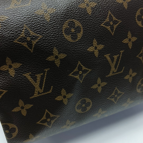 SPEEDY 25 Monogram Coated Canvas Brown