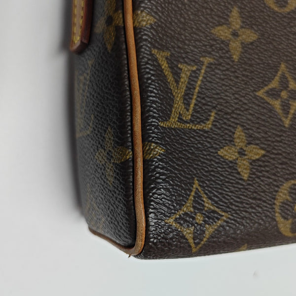 RECITAL Monogram Coated Canvas Brown