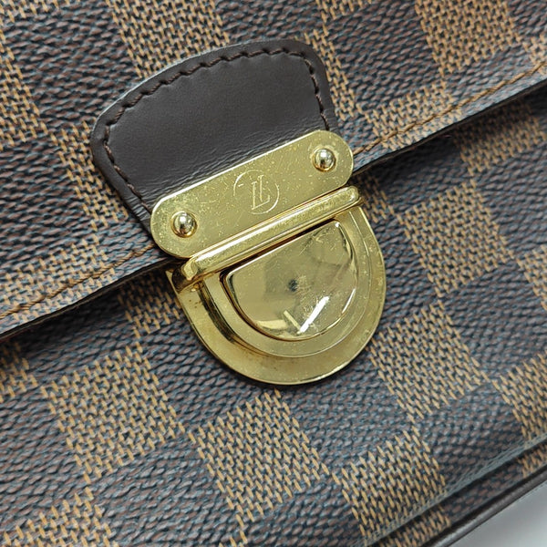 RAVELLO GM Damier Ebene Coated Canvas Brown