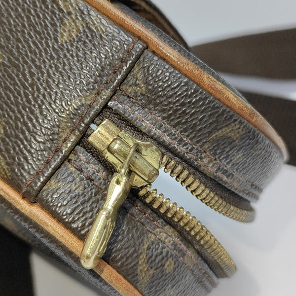 GANGE Monogram Coated Canvas Brown