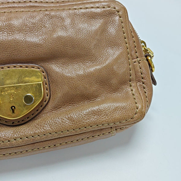 Calfskin Shoulder Bag Pink