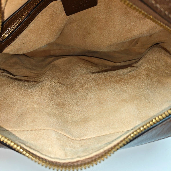 Authenticated pre-owned Horsebit 1955 Small Coated Canvas Beige - Crossbody Bag at Looply