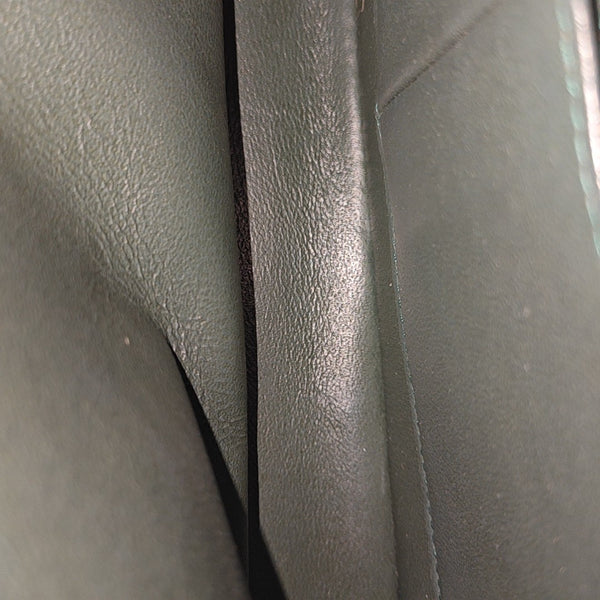 CLASSIC FLAP Small Chevron Calfskin Green