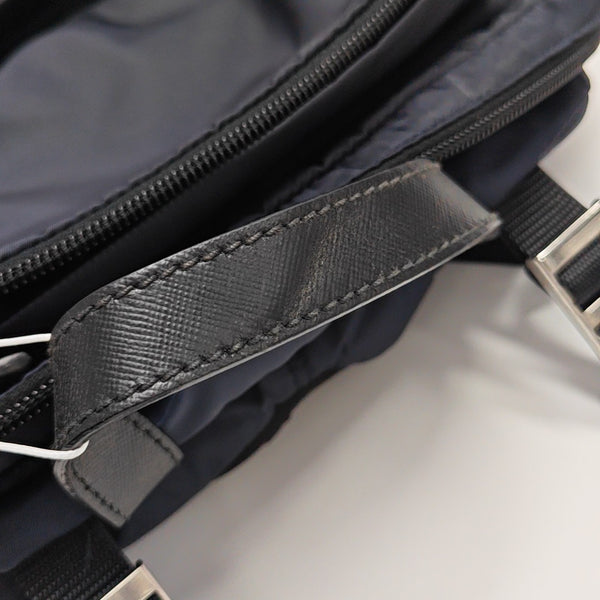 Nylon Backpack Blue